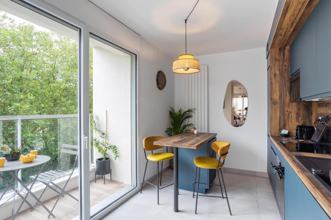 L'Air - Elegant 2 Chambres Avec Loggia Dans Residence De Haut Standing Rennes Exterior foto